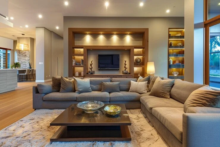 Small Wooden Cabinet Designs for Living Room