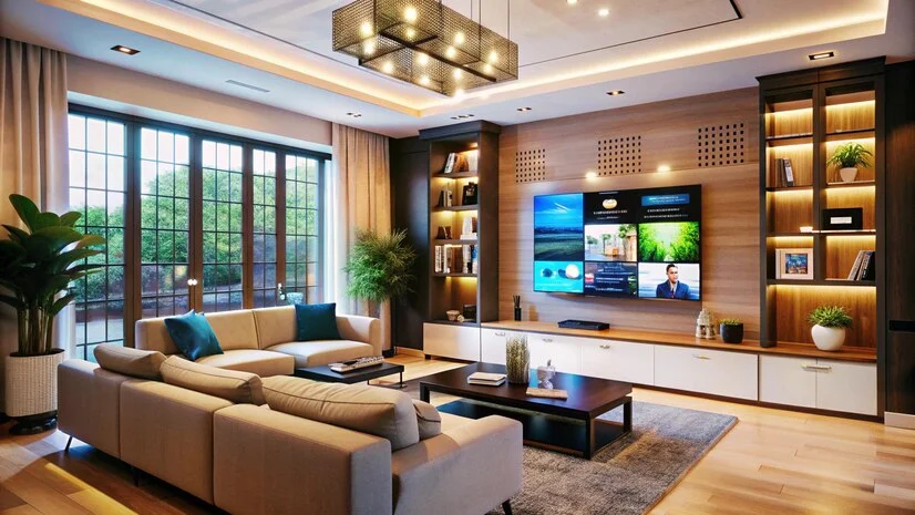 Wooden Cabinet Designs for Living Room