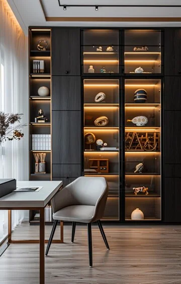 Built-In Cabinet Designs for Living Room