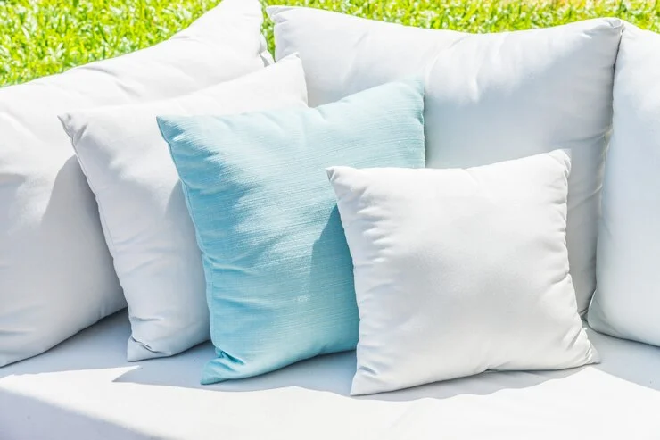 how do you clean outdoor cushions without removable covers
