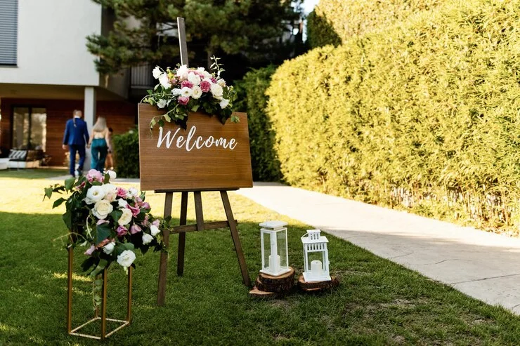 Easel Flower Displays