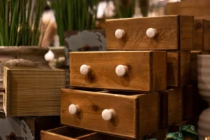 Burl Wood Chest of Drawers