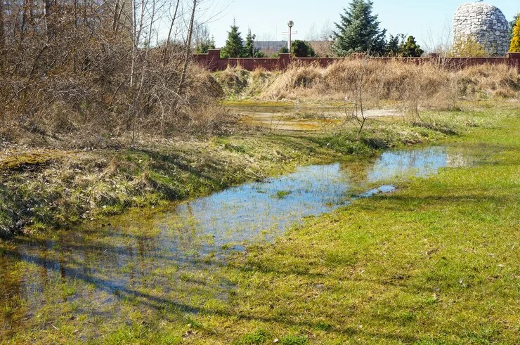 Ponding Water in Valley Gutter Due to Levels