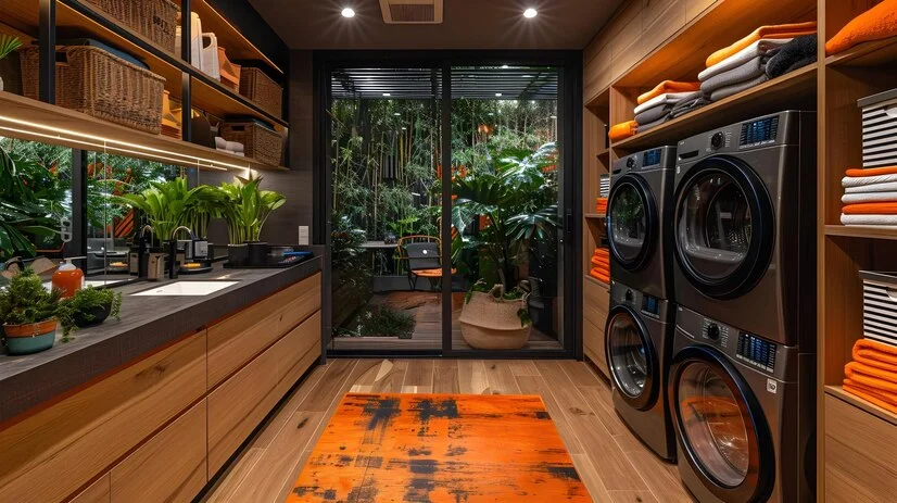 Glass Laundry Room Door